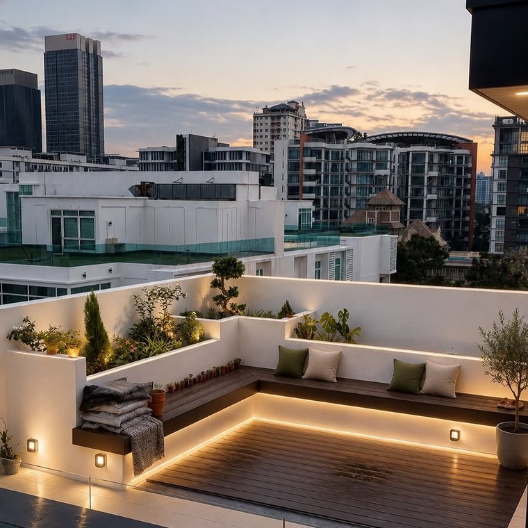 SPACE FIX DESIGN — rooftop lounge