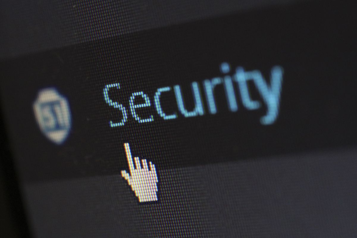 Digital padlock symbol representing data security and privacy protection