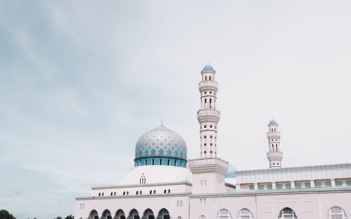 Kota Kinabalu city landmark in Sabah, East Malaysia